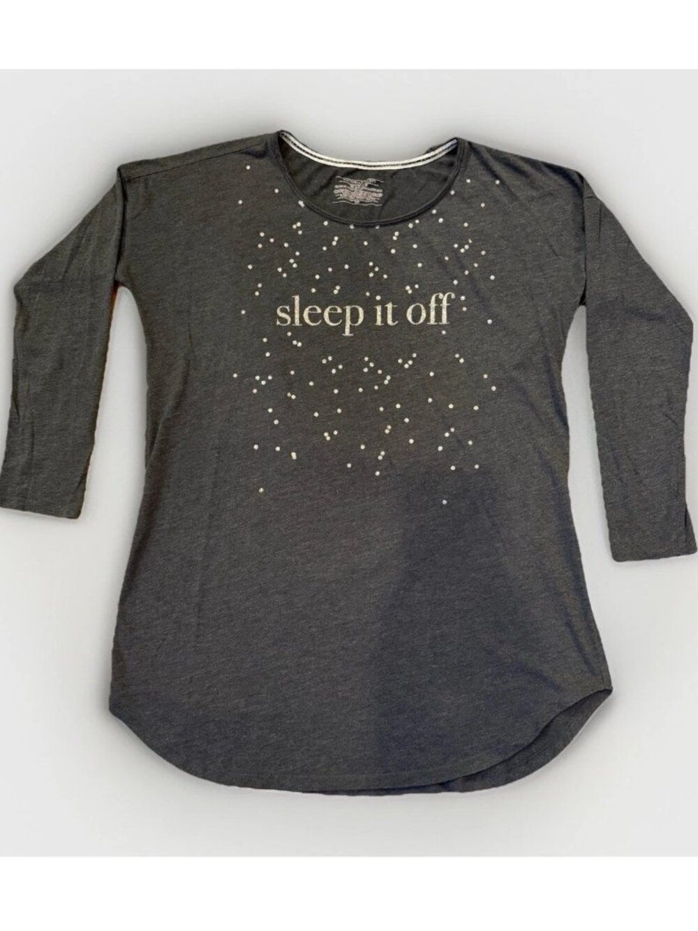 Y2K Victoria’s Secret Women’s Sleep Shirt Nightgown Gray Glitter Size S